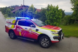 PGD KAMNIK pod Krimom in novo modularno vozilo Rosenbauer VGV-1 