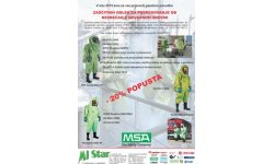 Zaščitne obleke za posredovanje ob nesrečah z nevarnimi snovmi